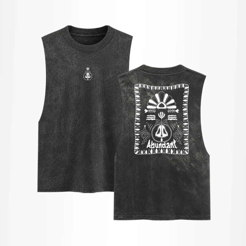 Tank Top Acid Wash Print