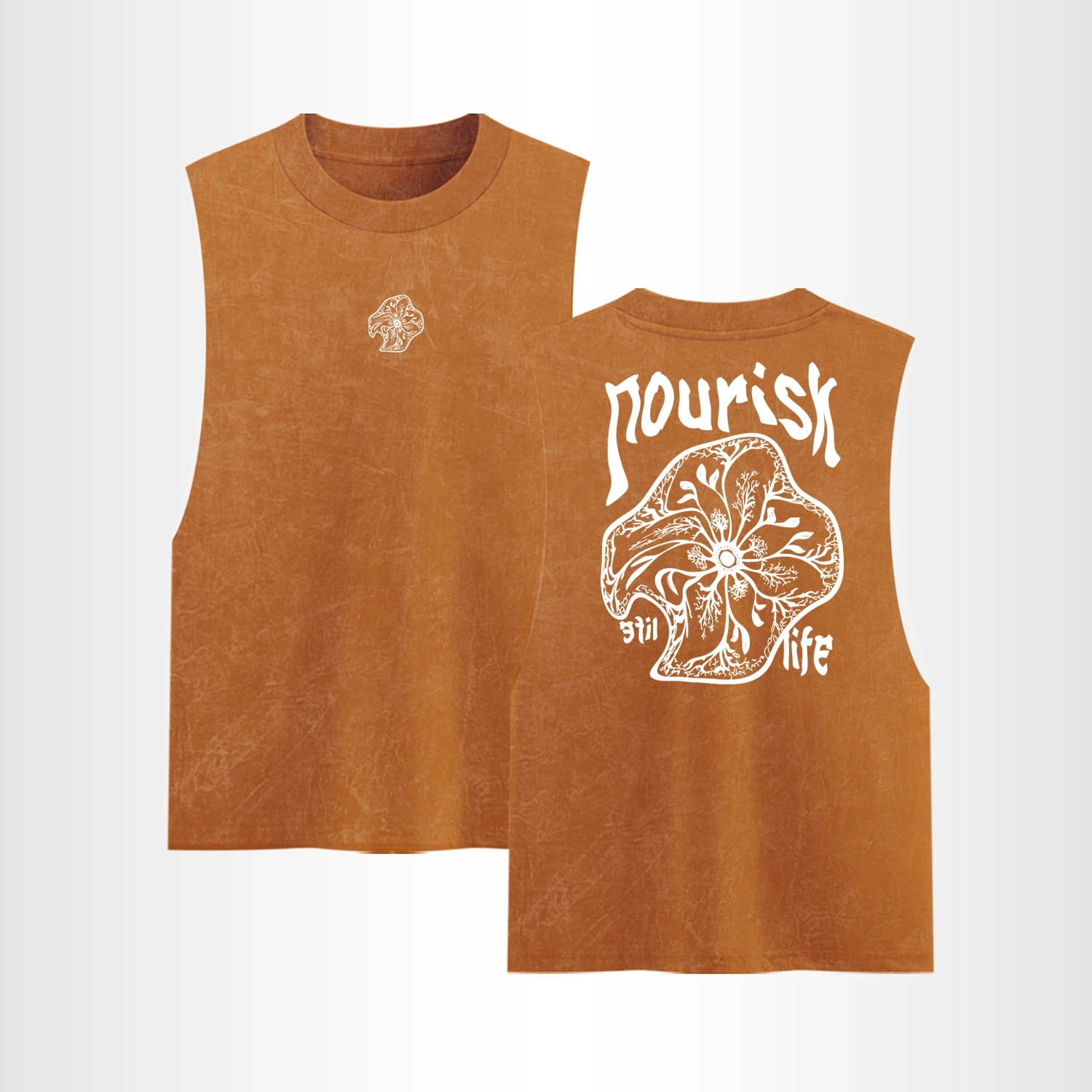 Tank Top Acid Wash Print