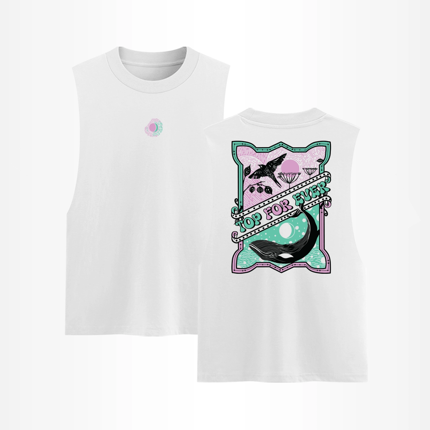 Tank Top Cotton Print