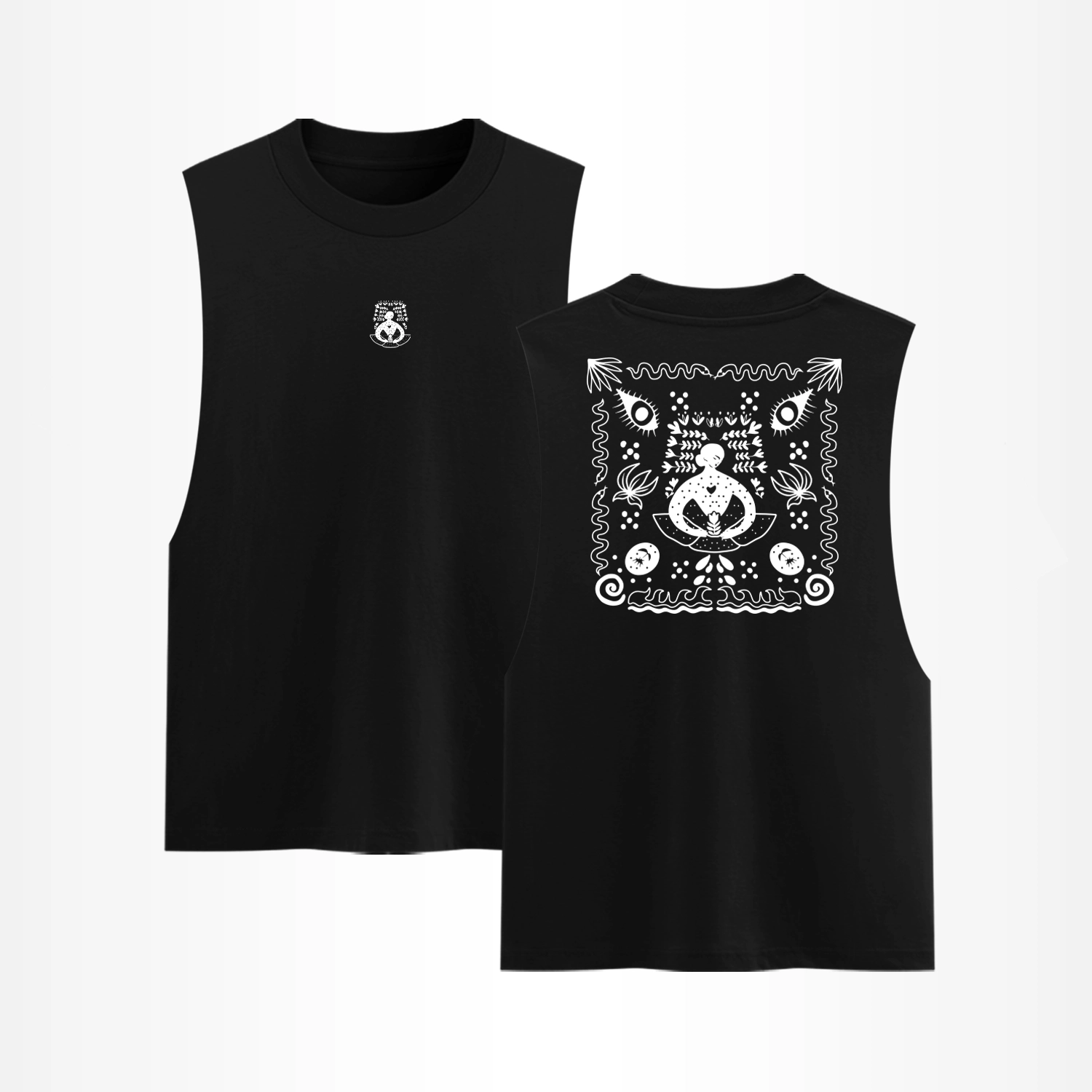 Tank Top Cotton Print