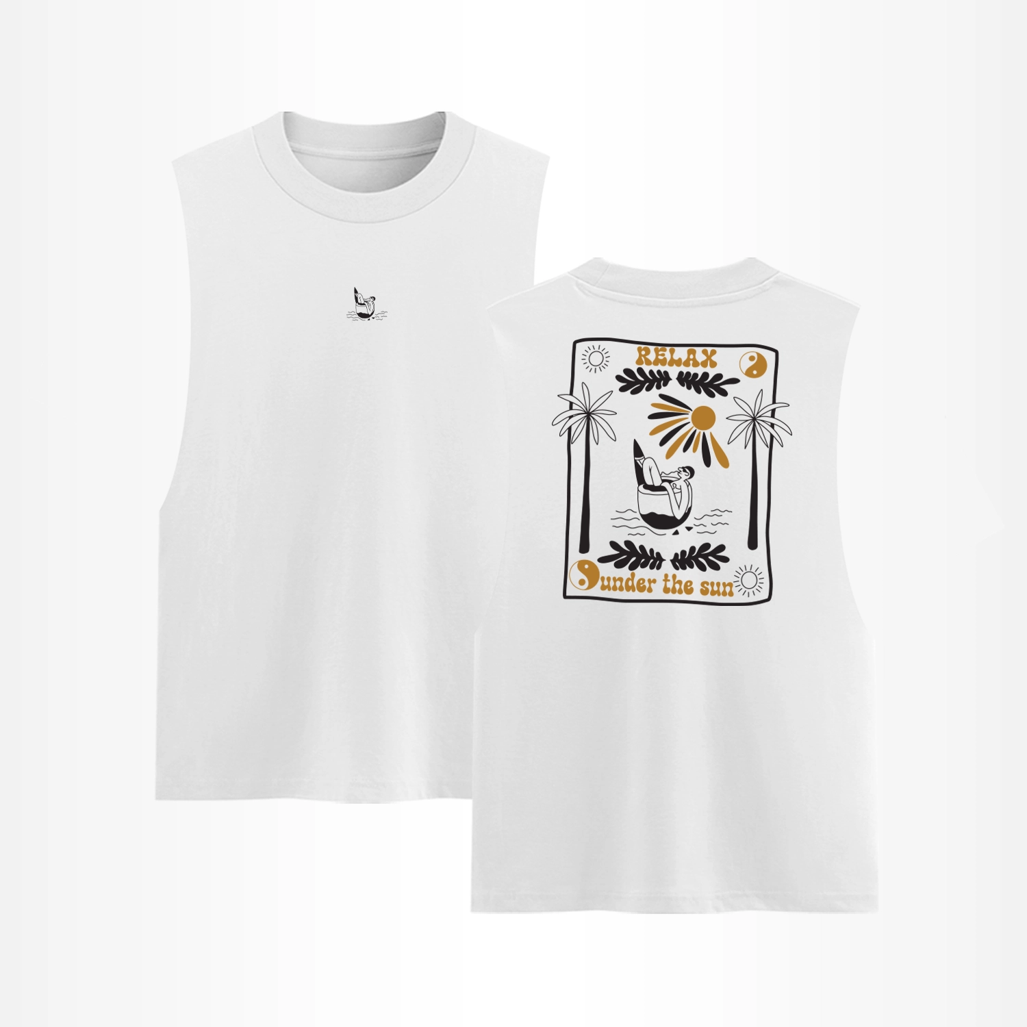 Tank Top Cotton Print