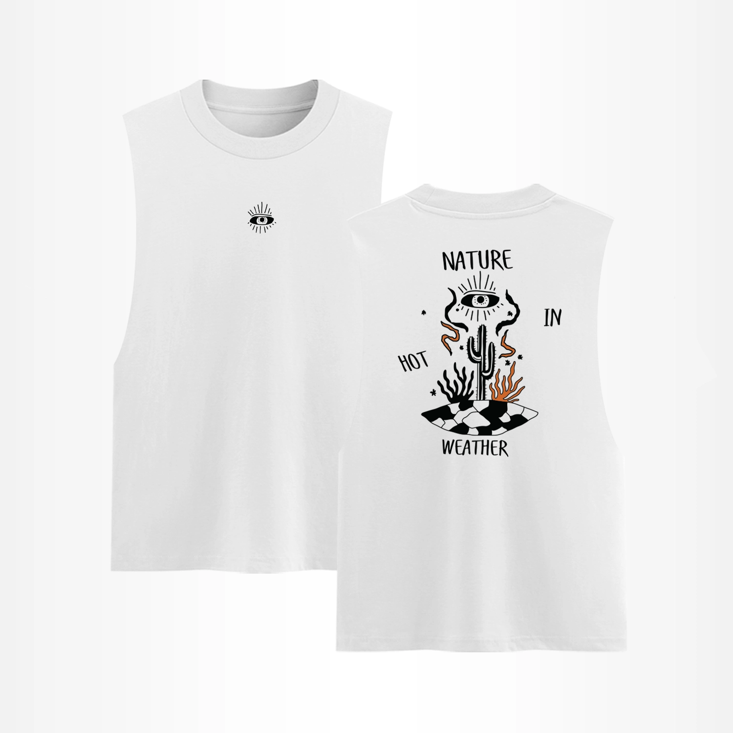 Tank Top Cotton Print